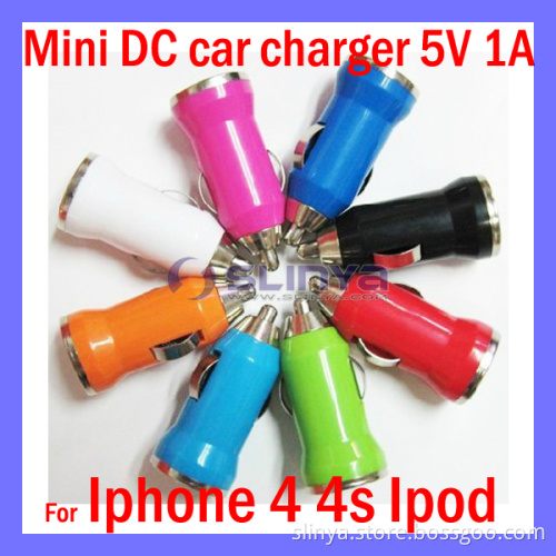 Universal 1A Mini Adapter USB DC Car Charger for iPhone 4 5 Samsung Mobile